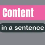 Effectively Use Content in a Sentence for Strong Communication